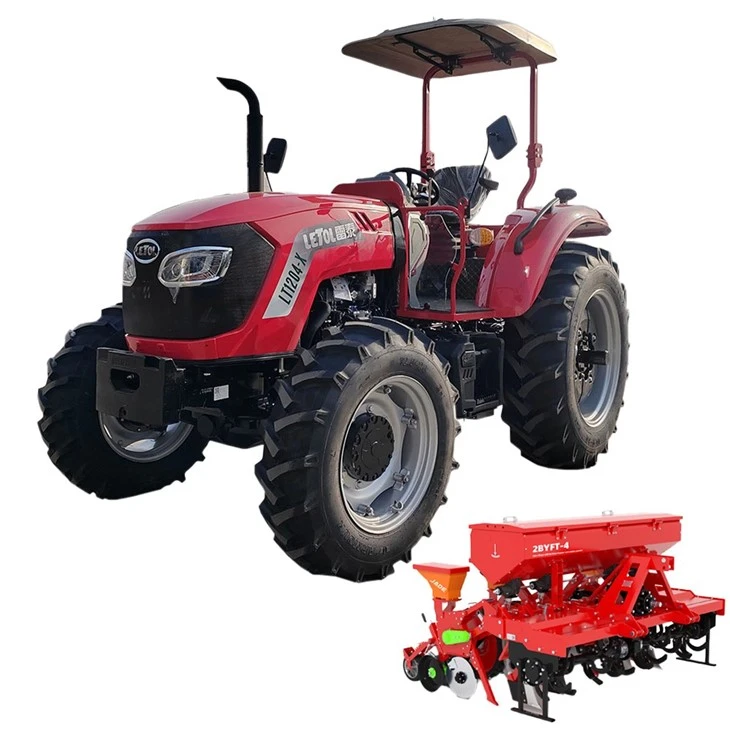 120HP 4WD Tractor, 4-Row Plant/Fertilize