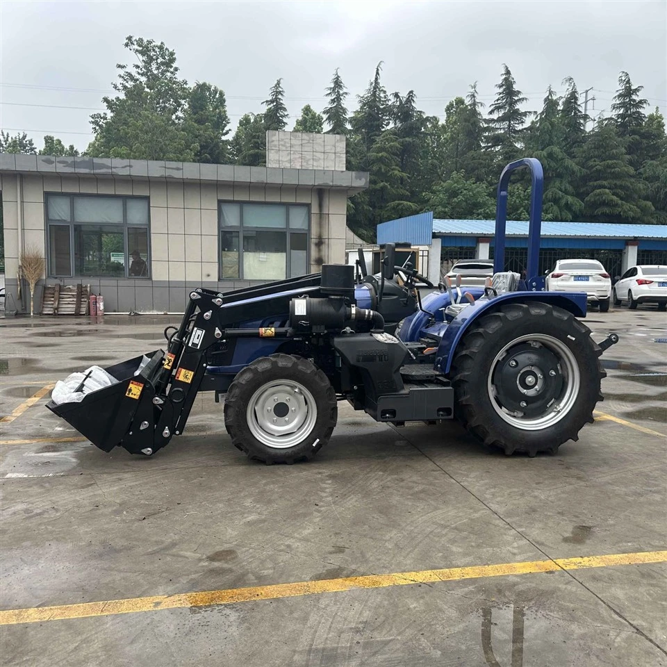 Best Price Greenhouse Tractor Machinery Agricultural 50hp 75hp Tractor Lawn Mower Tractor 4x4 factory