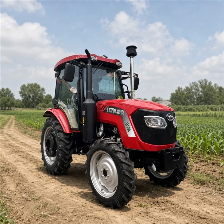 Comfortable Operation Wheel Tractor Agricultural Lawn Mower 4WD Automatic Gear Drive 50HP Compact Tractor