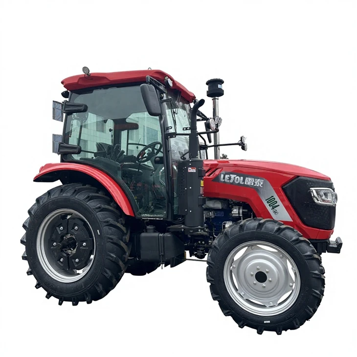 Luxury Rotary Tractores Multifuncional Tiller Tractor 100HP 4x4 Compact Tractor Greenhouse Tractor 4wd best