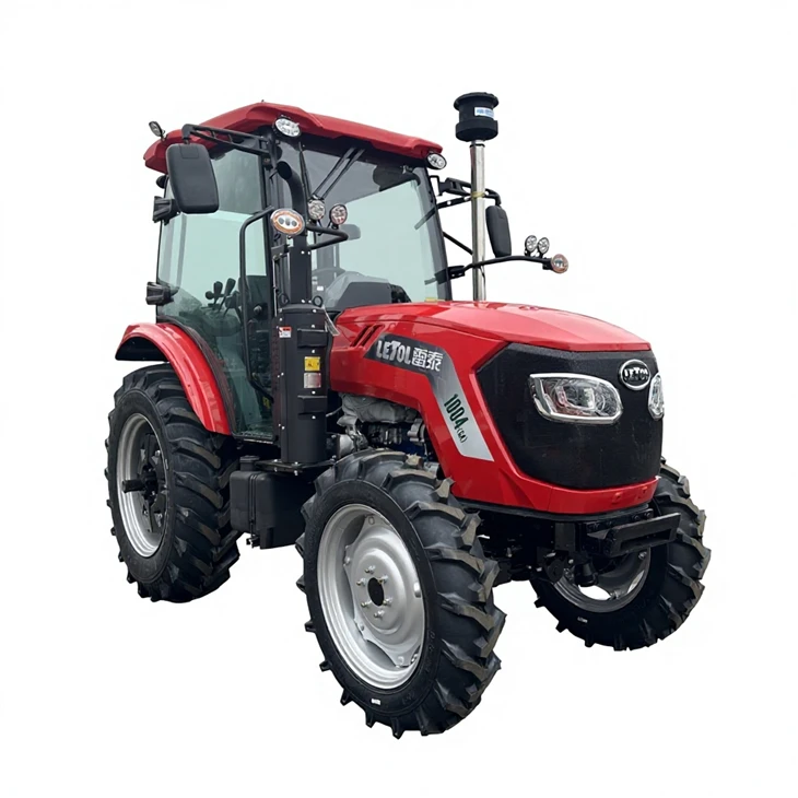 Luxury Rotary Tractores Multifuncional Tiller Tractor 100HP 4x4 Compact Tractor Greenhouse Tractor 4wd high quality
