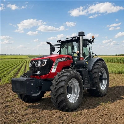 High-Performance 120hp Diesel Farm Tractor Machine Agricultural Compact Tractor 4x4